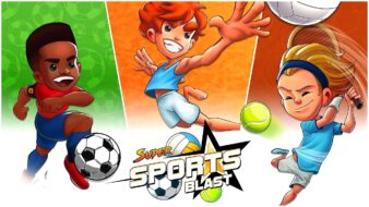 Portada del videojoc super sports blast