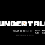 Pantalla d'inici del videojoc Undertale